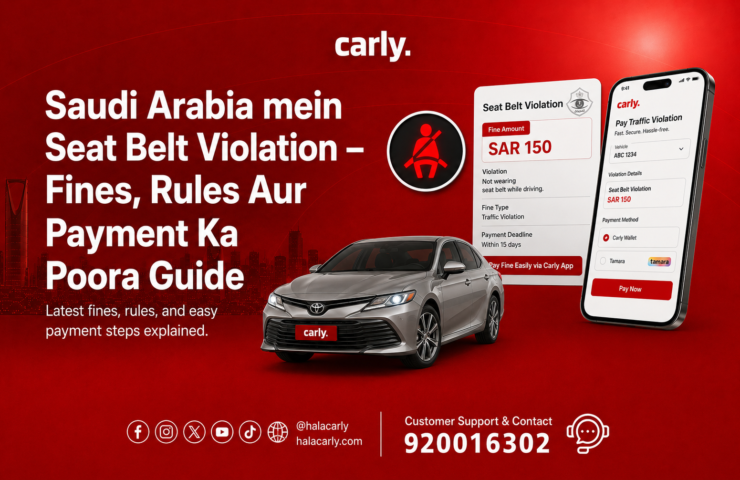 Saudi Arabia mein Seat Belt Violation