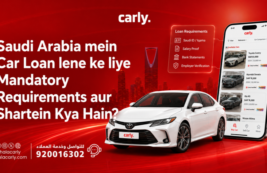 Saudi Arabia mein Car Loan lene ke liye Mandatory Requirements