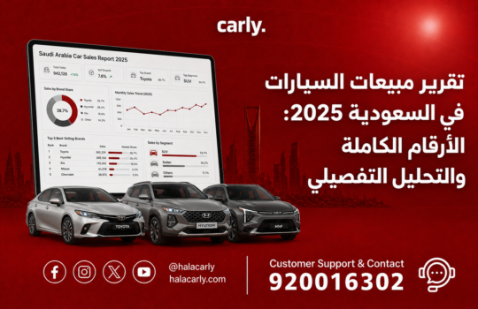 تقرير مبيعات السيارات في السعودية 2025