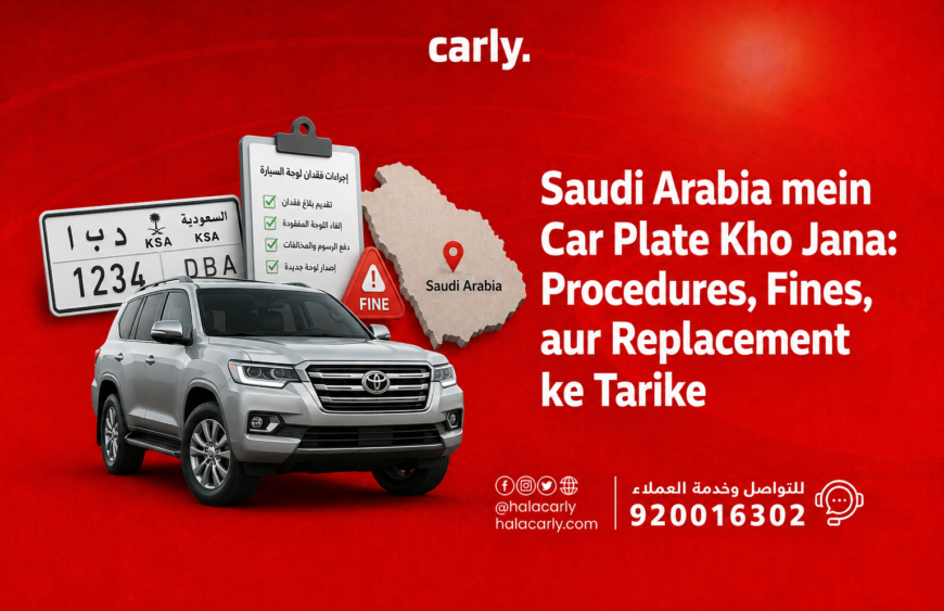Saudi Arabia mein Car Plate Kho Jana